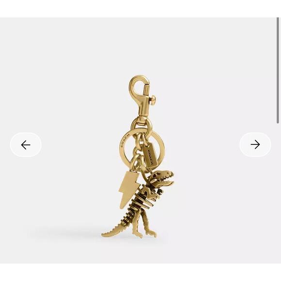Small Rexy Skeleton Bag Charm | Accessories | Coach | COACH® Coach Small Rexy Skeleton Bag Charm Key Chain CCE75